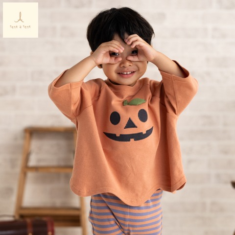 ベビー　長袖Tシャツ（80～95cm・tete a tete）