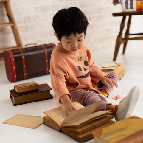 ベビー　長袖Tシャツ（80～95cm・tete a tete）