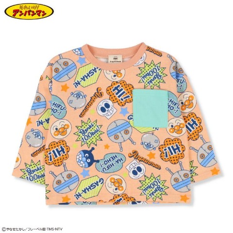 ベビー　長袖Tシャツ（80～95cm・それいけ！アンパンマン）