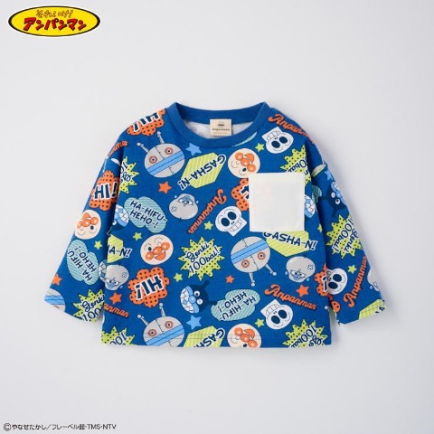 ベビー　長袖Tシャツ（80～95cm・それいけ！アンパンマン）
