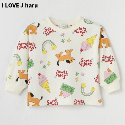 ベビー　Tシャツ（80～95cm・I LOVE J haru）