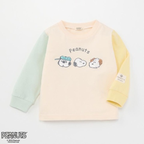 ベビー　長袖Ｔシャツ（80～95cm・PEANUTS）