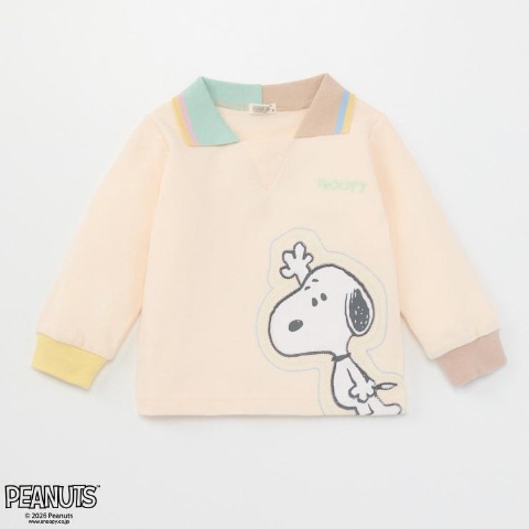 ベビー　長袖Ｔシャツ（80～95cm・PEANUTS）