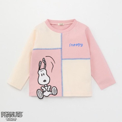 ベビー　長袖Ｔシャツ（80～95cm・PEANUTS）