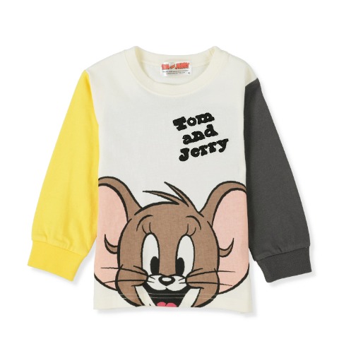 ベビー　長袖Ｔシャツ （80～95cm・トムとジェリー）