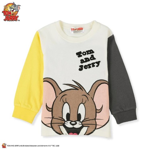 ベビー　長袖Ｔシャツ （80～95cm・トムとジェリー）