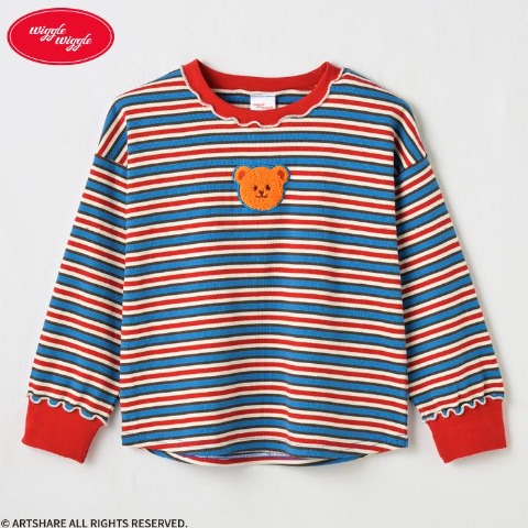 ベビー　長袖Ｔシャツ（80～95cm・wiggle wiggle）