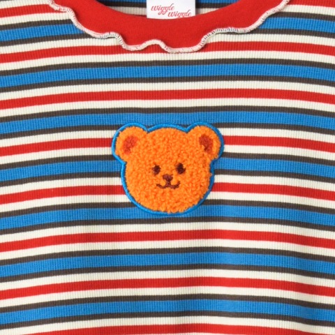 ベビー　長袖Ｔシャツ（80～95cm・wiggle wiggle）