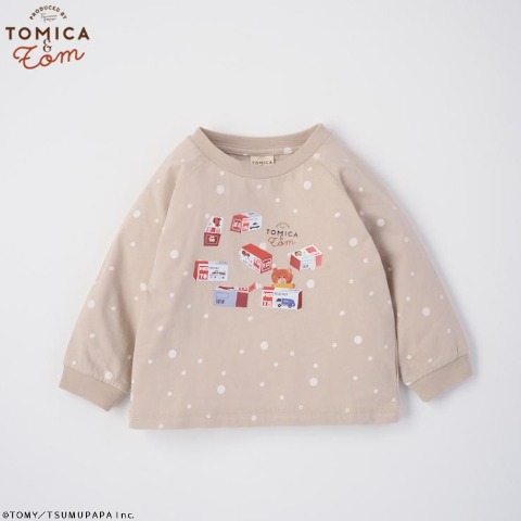 ベビー　Tシャツ（80～95cm・トミカとトム)