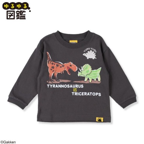 ベビー　長袖Ｔシャツ（90～95cm・ゆるゆる図鑑)