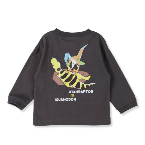 ベビー　長袖Ｔシャツ（90～95cm・ゆるゆる図鑑)