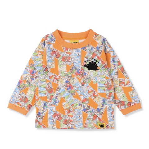 ベビー　長袖Ｔシャツ（90～95cm・ゆるゆる図鑑)