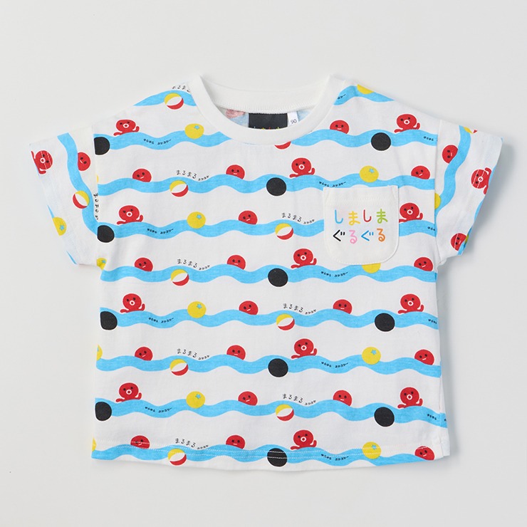 しまぐる ベビー Tシャツ（80～95cm・しましまぐるぐる） | バースデイ