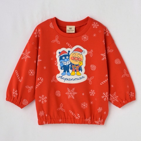 ベビー　スウェットシャツ（80～95㎝・それいけ！アンパンマン）