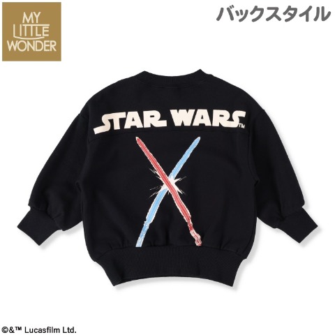 ベビー　長袖プルオーバー（90・95cm・MY LITTLE WONDER/STAR WARS）