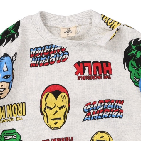 ベビー　長袖トレーナー（90・95cm・MY LITTLE WONDER/MARVEL）