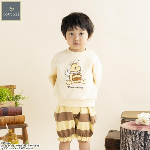 ベビー　長袖プルオーバー（80～95cm・Cottoli/Disney）