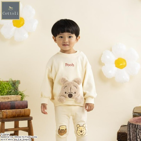 ベビー　長袖プルオーバー （80～95cm・Cottoli/Disney）