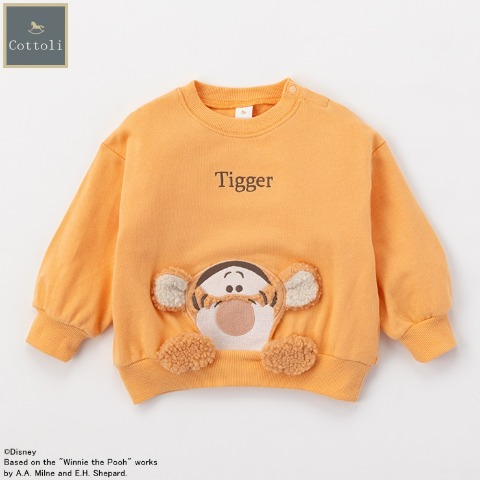 ベビー　長袖プルオーバー （80～95cm・Cottoli/Disney）