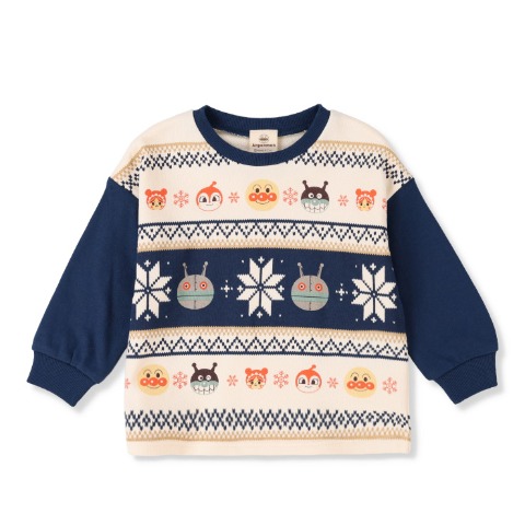 ベビー　スウェットシャツ（80～95㎝・それいけ！アンパンマン）