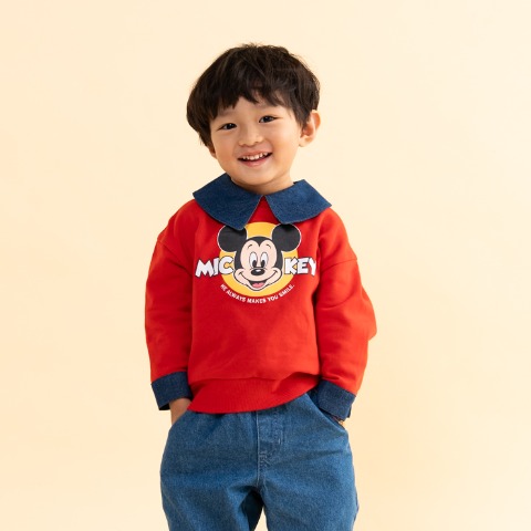 ベビー　長袖プルオーバー （80～95cm・futafuta/Disney）
