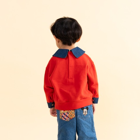 ベビー　長袖プルオーバー （80～95cm・futafuta/Disney）