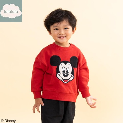 ベビー　長袖プルオーバー（80～95cm・futafuta/Disney）