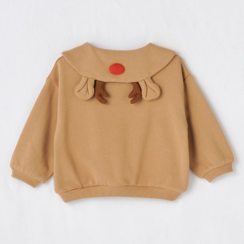 ベビー　長袖プルオーバー（80～95cm・tete a tete）