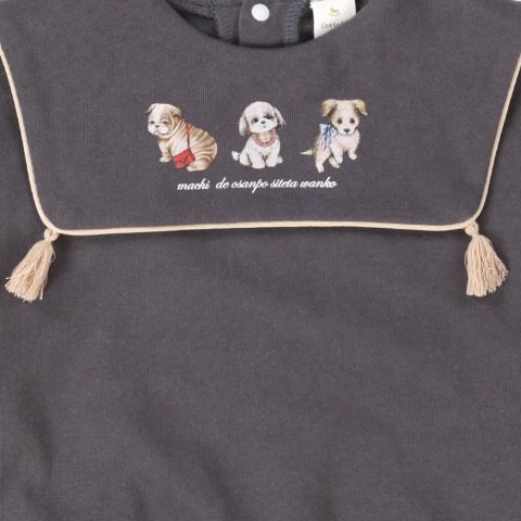 ベビー　長袖プルオーバー （80～95cm・Cottoli/yukiemon）