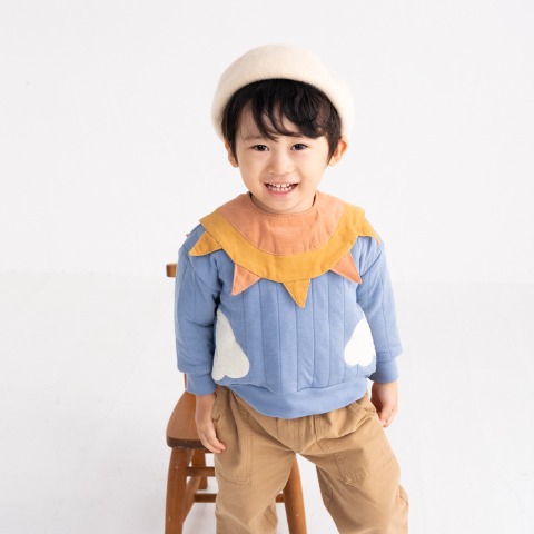 ベビー　長袖プルオーバー（80～95cm・kinococo）
