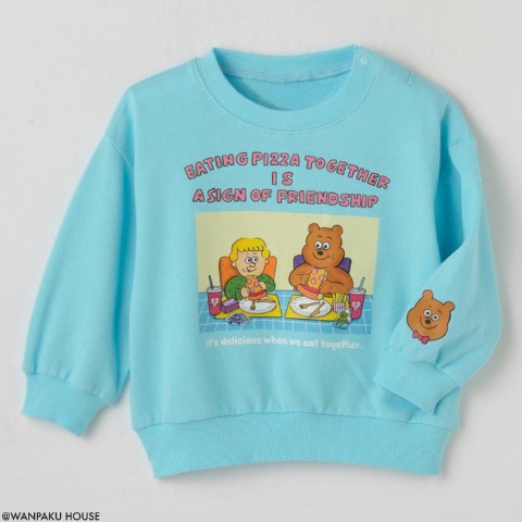 ベビー　長袖プルオーバー（80～95㎝・WANPAKU HOUSE）