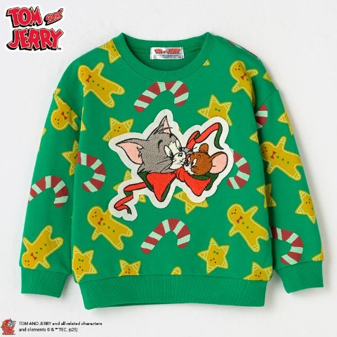 ベビー　プルオーバー（80～95cm・トムとジェリー）