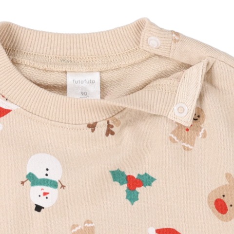 ベビー　長袖プルオーバー （80～95cm・futafuta）