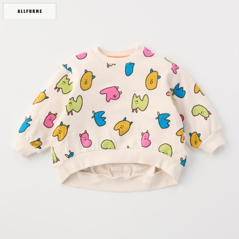 ベビー　長袖プルオーバー （80～95cm・ALLFORME）