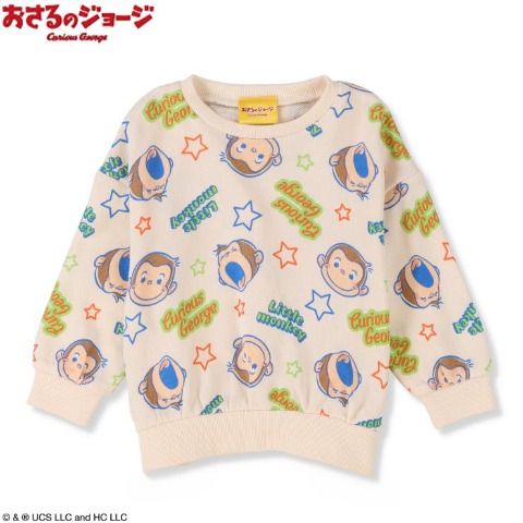 ベビー　プルオーバー（80～95cm・おさるのジョージ）
