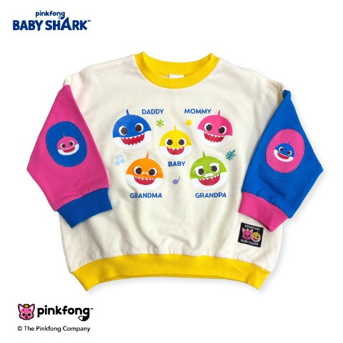 ベビー　トレーナー（80～95cm・BABY SHARK）