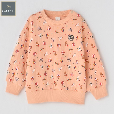 ベビー　トレーナー（80～95cm・Cottoli Organic）