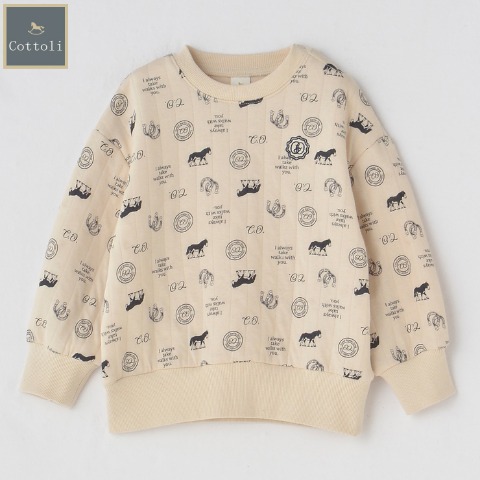 ベビー　トレーナー（80～95cm・Cottoli Organic）