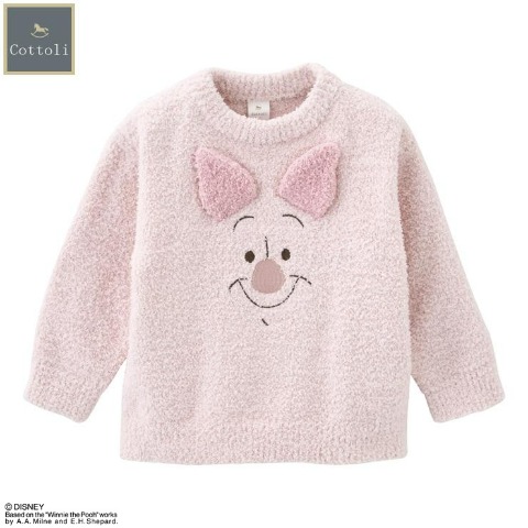 ベビー　長袖ニット（80～95cm・Cottoli/Disney）
