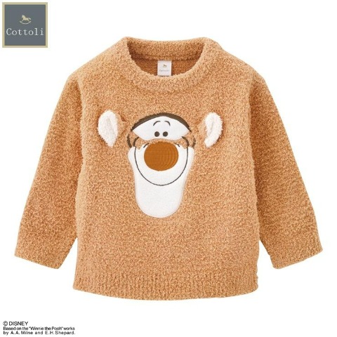 ベビー　長袖ニット（80～95cm・Cottoli/Disney）