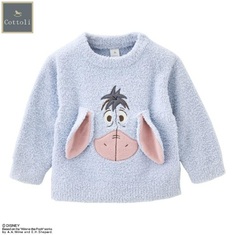 ベビー　長袖ニット（80～95cm・Cottoli/Disney）