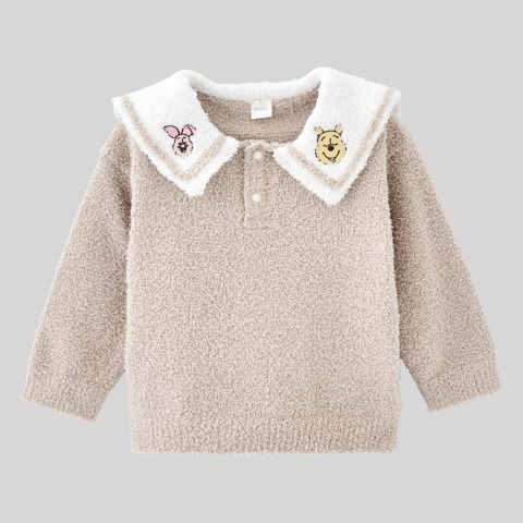 ベビー　長袖ニット（80～95cm・Cottoli/Disney）
