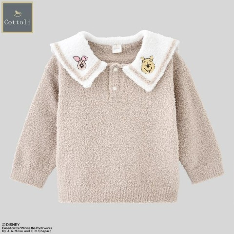 ベビー　長袖ニット（80～95cm・Cottoli/Disney）