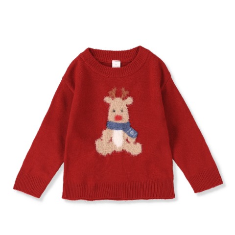 ベビー　長袖ニット （80～95cm・Cottoli）