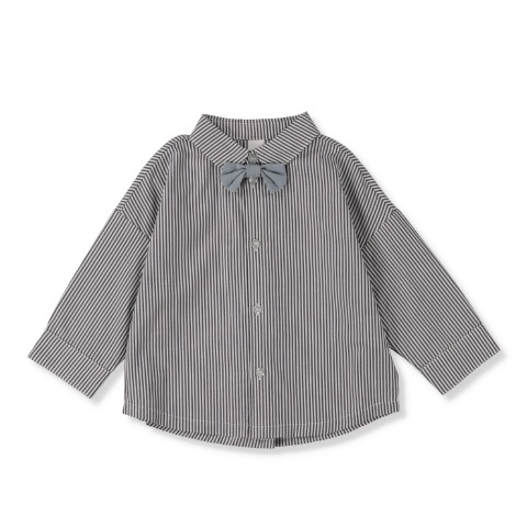 ベビー　長袖タイ付シャツ （80～95cm・Cottoli）