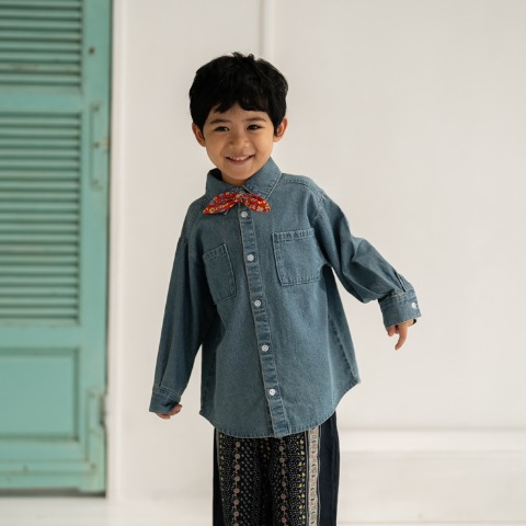 ベビー　長袖シャツ （80～95cm・tete a tete）