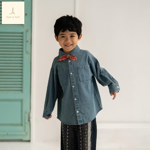 ベビー　長袖シャツ （80～95cm・tete a tete）