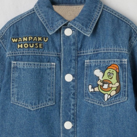 ベビー　長袖ジャケット（80～95㎝・WANPAKU HOUSE）