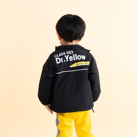 ベビー　長袖ジャケット（80～95cm・ドクターイエロー）