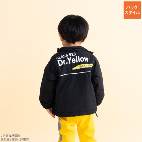 ベビー　長袖ジャケット（80～95cm・ドクターイエロー）
